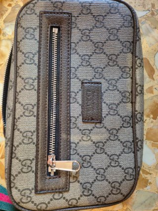 Borsello Gucci marrone e verde