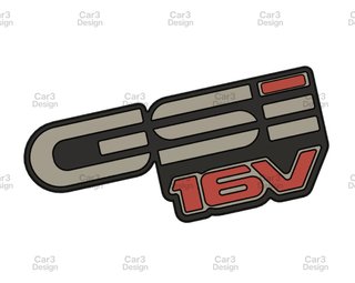 OPEL KADETT GSI 16V EMBLEMA TRASERO [Y DETALLE]