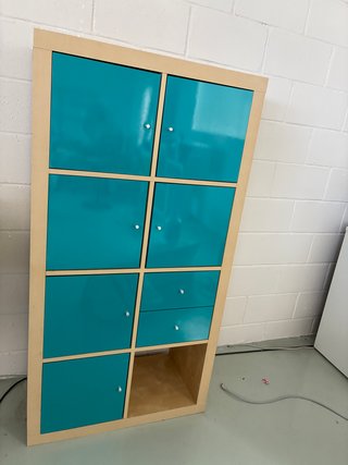 Estantería IKEA EXPEDIT 2x4 con puertas y cajones