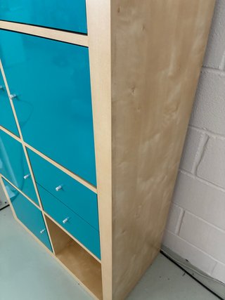 Estantería IKEA EXPEDIT 2x4 con puertas y cajones