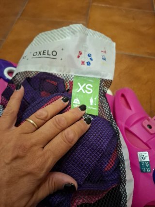 Patines con protecciones. Todo sin estrenar