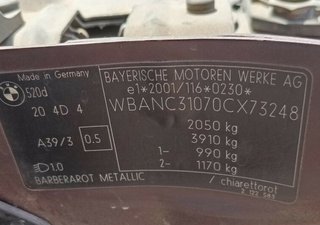Asiento delantero derecho bmw serie berlina 407001
