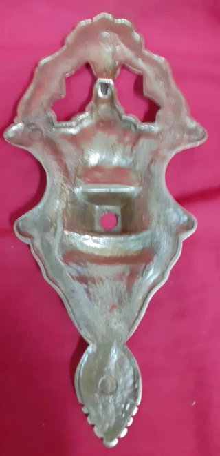 LOTE 2 BASES PARED BRONCE FUNDIDO PARA APLIQUES.