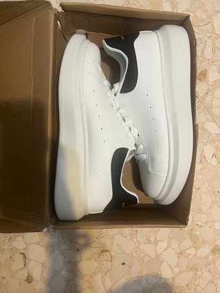 Zapatos Alexander McQueen Blancos Talla 41