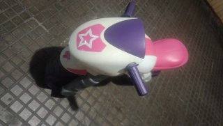 Moto Feber Infantil Rosa y Morada
