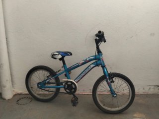 Bicicleta infantil azul