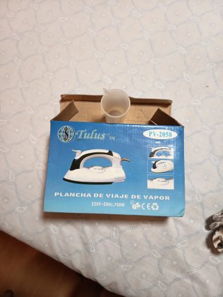 Plancha de viaje TULIS vapor NUEVA