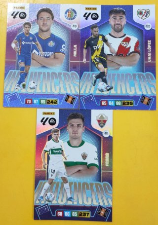 Cromos Panini Adrenalyn XL 2025-26 INFLUENCERS