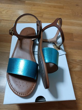 Sandalias Geox Azul y Marrón Talla 38