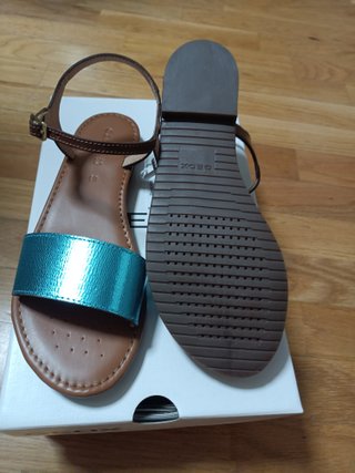 Sandalias Geox Azul y Marrón Talla 38