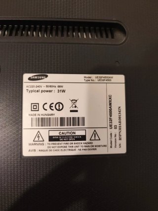 Televisor Samsung Smart TV Negro 32 pulgadas