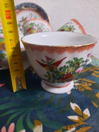 Juego de Tazas de Porcelana China