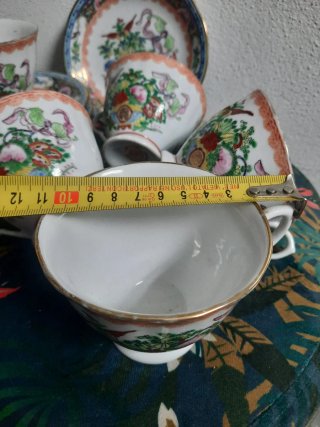 Juego de Tazas de Porcelana China