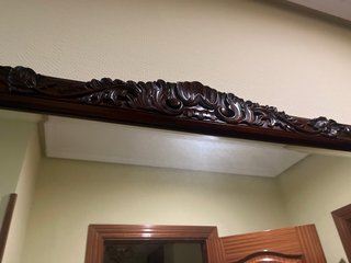 Espejo de pared madera tallada