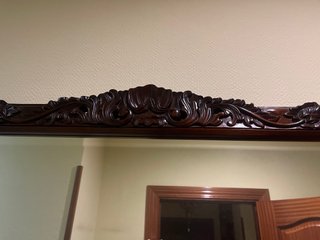Espejo de pared madera tallada