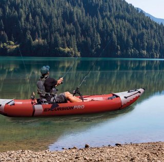 Kayak inflable Intex Excursion Pro  rojo sin abrir