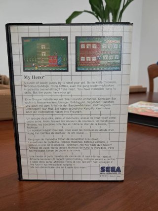 My Hero Sega Master System II Completo + Ticket