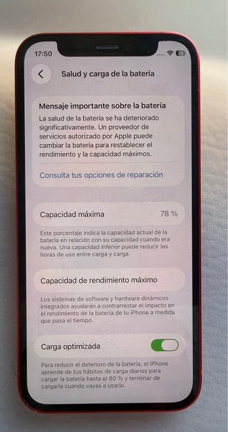 iPhone 12 mini 128GB Rojo