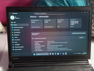 Notebook Toshiba Portege Intel i5 nero