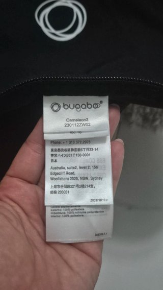 Funda y capazo Bugaboo Cameleon 3 negro