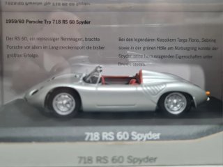 Porsche 718 RS 60 Spyder 1/43 Minichamps