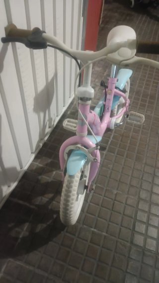 Bicicleta infantil rosa