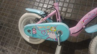 Bicicleta infantil rosa