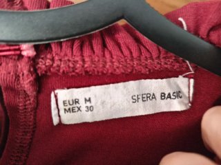 Camiseta Sfera Roja Manga Larga