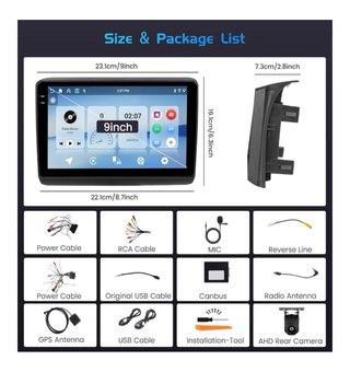 Radio Android 9 4+64GB Ducato/Jumper/Boxer