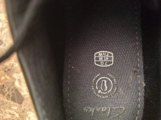Zapatos Clark Escolares Negro Talla 41