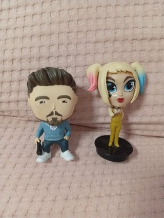 Figuras Funko Pop Harley Quinn y Willy Rex