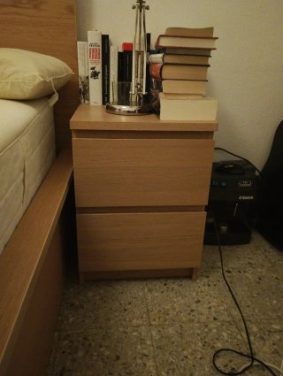 Cómoda IKEA 2 cajones 40x55 cm (MALM 101.786.01)