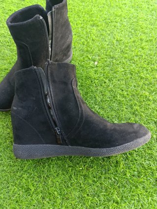 Botines Mustang Mujer Talla 38 Negros