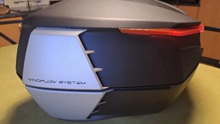 Maleta Moto GIVI V49 N AIR Negra/Roja