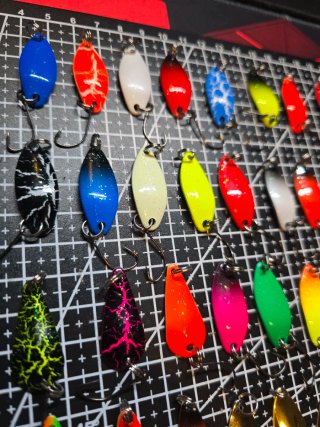 Mega Lotto pesca 43 Spoon Trout Area Spinning
