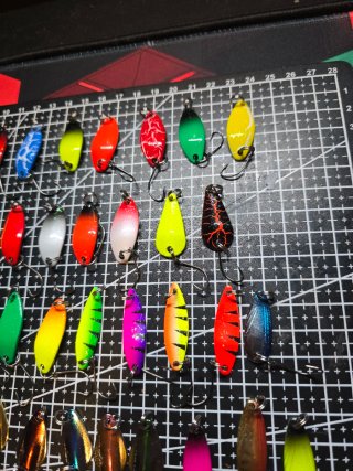 Mega Lotto pesca 43 Spoon Trout Area Spinning