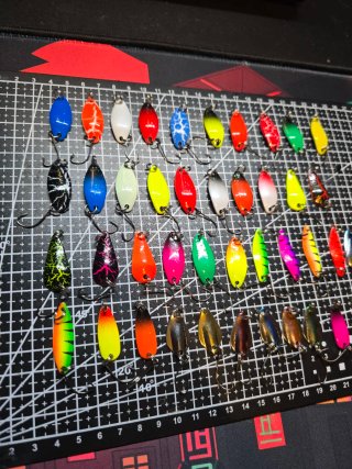 Mega Lotto pesca 43 Spoon Trout Area Spinning