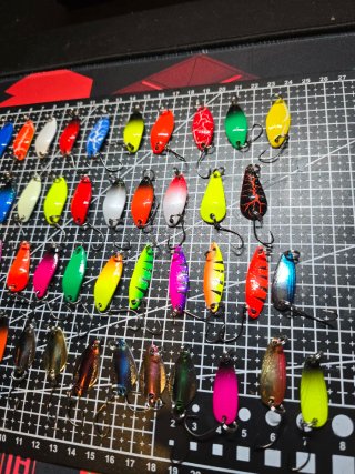 Mega Lotto pesca 43 Spoon Trout Area Spinning