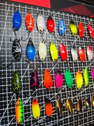 Mega Lotto pesca 43 Spoon Trout Area Spinning