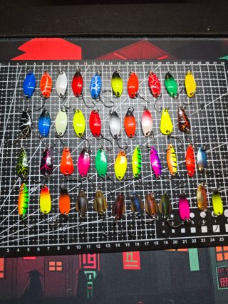 Mega Lotto pesca 43 Spoon Trout Area Spinning