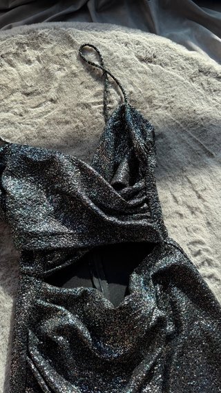 Vestido Brilhante Zara | Preto | Tamanho L
