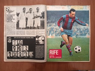 As Color Nº141 Enero 1974. Póster FC Barcelona.