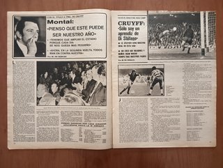 As Color Nº141 Enero 1974. Póster FC Barcelona.
