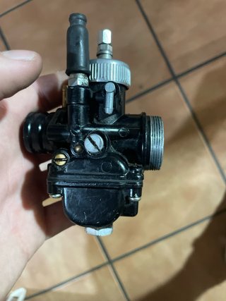 Carburador RDC 17,5 Negro/Plata