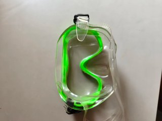 Maschera nuoto verde