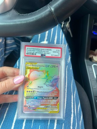Pokemon 2019 Eevee y Snorlax GX Team Up