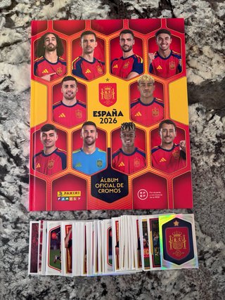 Álbum España 2026 Carrefour Panini + 72 cromos
