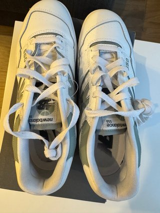 New Balance 550 Talla 39 Gris y Blanco