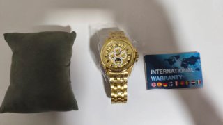 Reloj bañado en oro Lanscotte. Modelo The Original