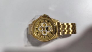 Reloj bañado en oro Lanscotte. Modelo The Original